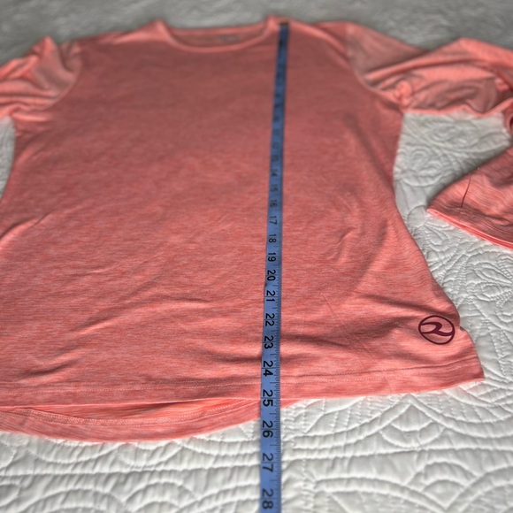 NWOT Reel Life Coral/Orange Women’s Fitted Long Sleeve Active Shirt - Picture 12 of 13